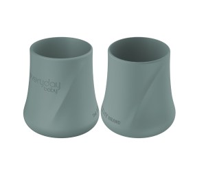 Everyday baby silikonska šalica, 2 komada zelena harmony